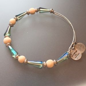 Alex & Ani Silver Beaded Bracelet